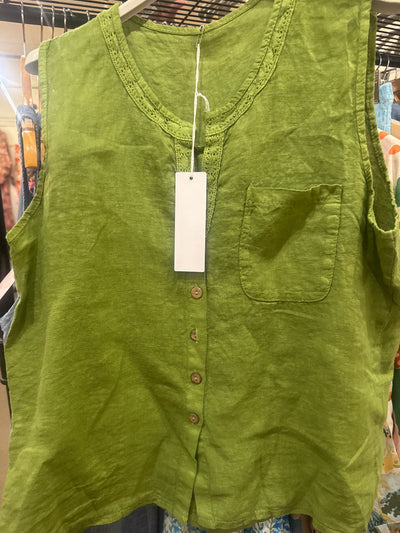Billi Waistcoat Green