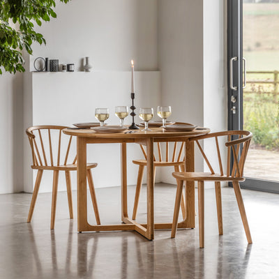 Cranfield Round Dining Table Oak