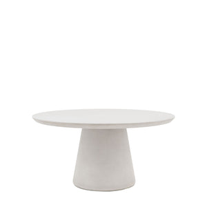 Pedham Dining Table Round Linen