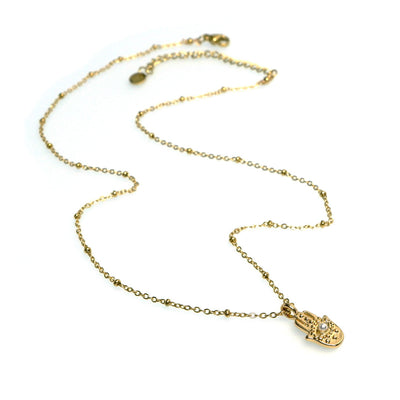 18K Gold Plated Stainless Steel Necklace Hand
