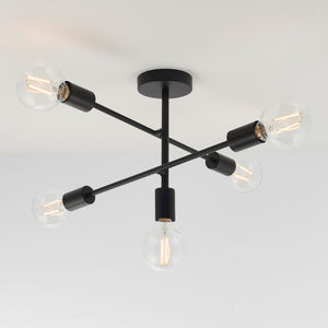 Stanford Ceiling Light Black