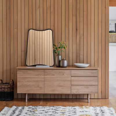 Maddington 2 Door 3 Drawer Sideboard Oak