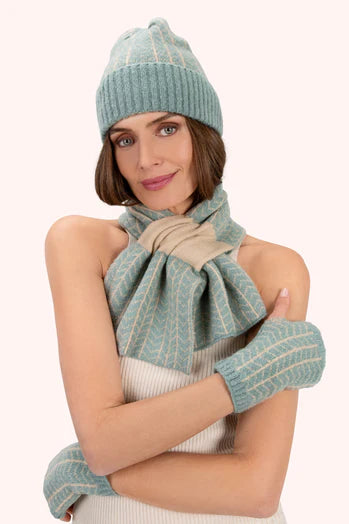 Niamh Wrist Warmers - Ice