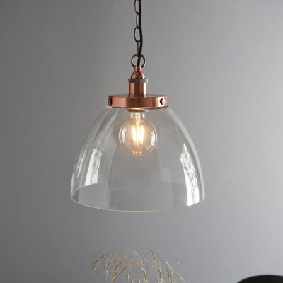 Hanmer Copper Pendant Light Large