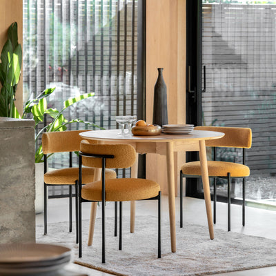 Hatherley Dining Table Round Natural