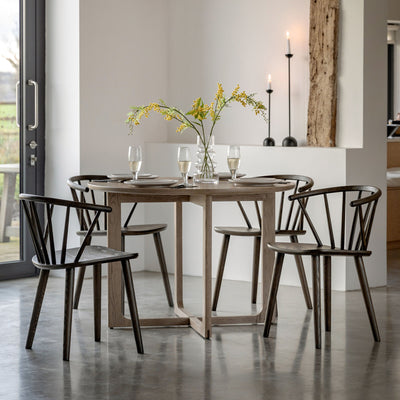 Cranfield Round Dining Table Smoke