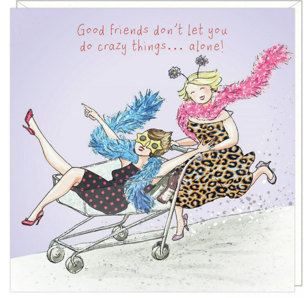 Crazy Things Greetings Card