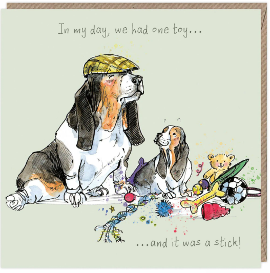 In My Day Greetings Card