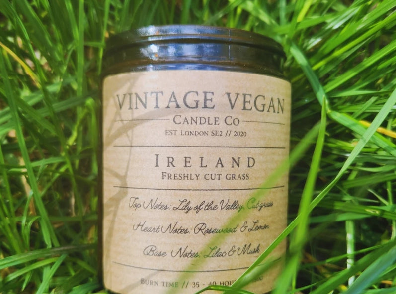 Ireland- Freshly Cut Grass Soy Wax Candle