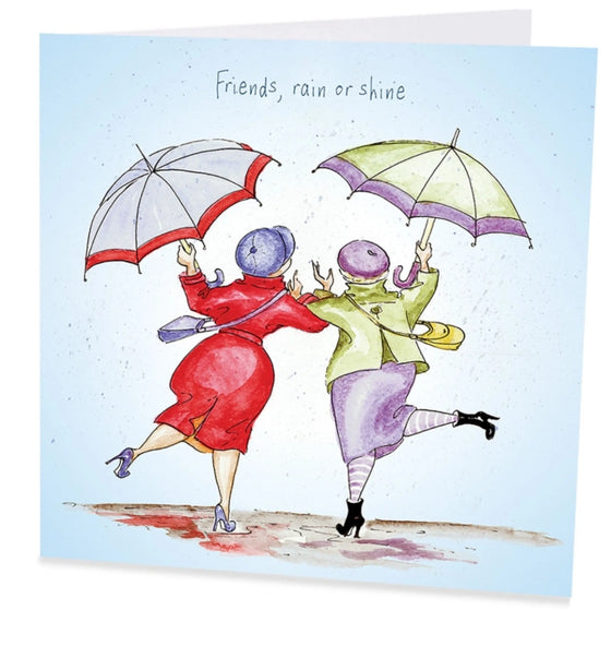 Rain Or Shine Greetings Card
