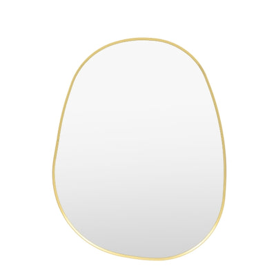 Holworth Pebble Mirror Gold