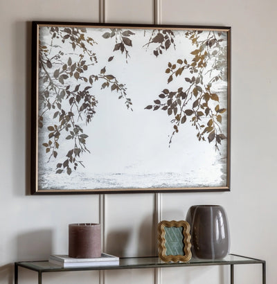 Japanese Garden Mirror Framed Art