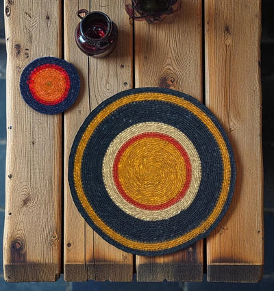 Seagrass Coaster - Tuscan Yellow / Guardsman Red