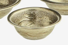 Hand hammered aluminium bowl Small