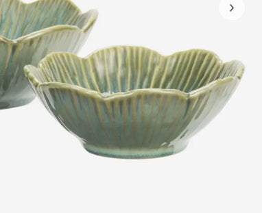 Stoneware bowls Green Small