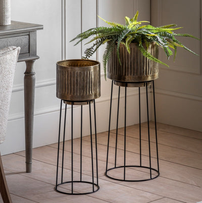 Elda Planter Gold Small