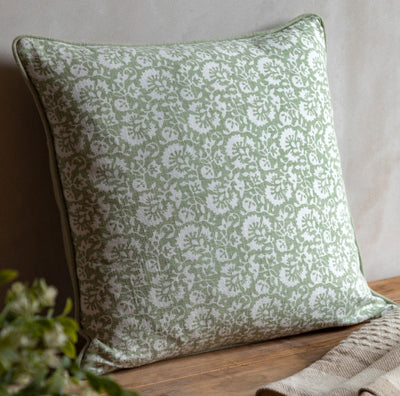 Morley Floral Cushion Sage