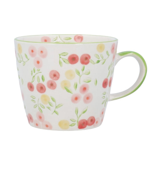 Stoneware Mug 12.5cm - Pink Berries