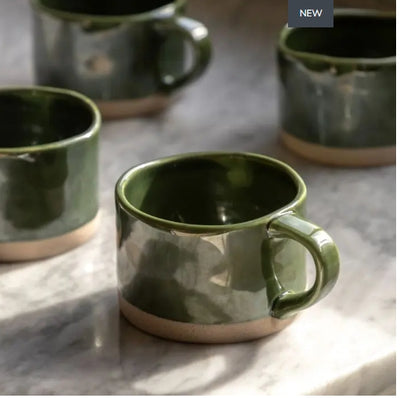 Rustic Mug Green