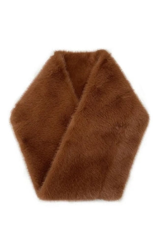 Chestnut Faux Fur Snood