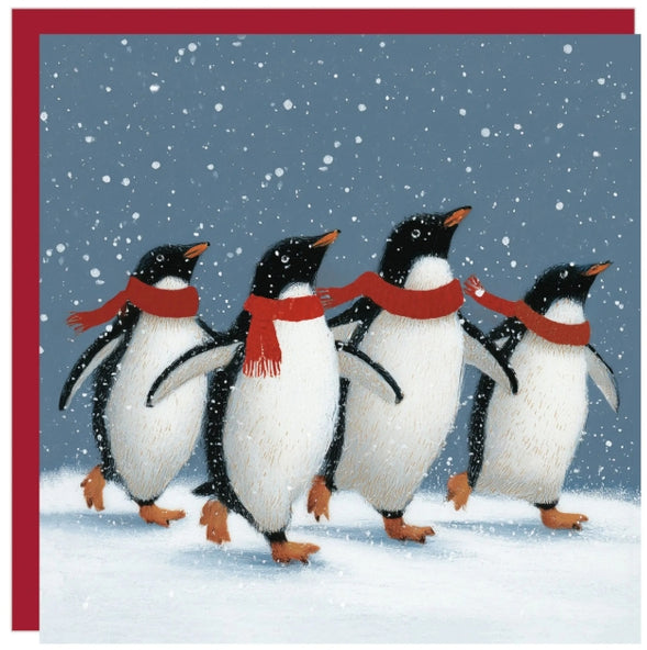 Happy Feet Christmas Cards pack of 6