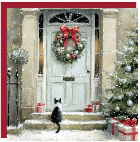 Christmas Visitor Christmas Cards pack of 6