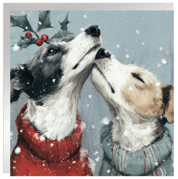Pucker Up Christmas Cards pack of 6