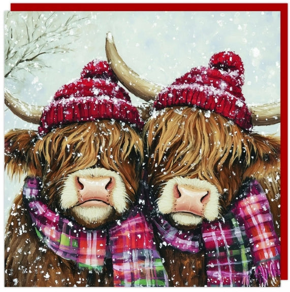 Highland Friends Christmas Cards pack of 6