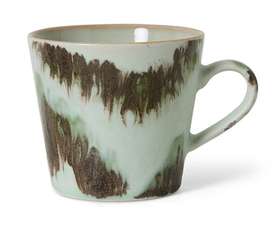 Tide cappuccino mugs 70s ceramics