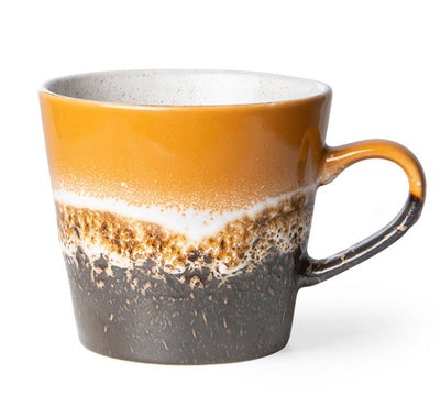 Fire cappuccino mugs 70s ceramics