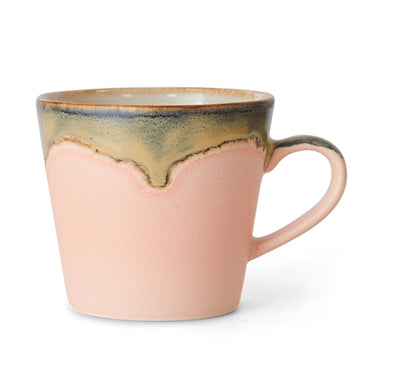 Blossom cappuccino mugs 70s ceramics