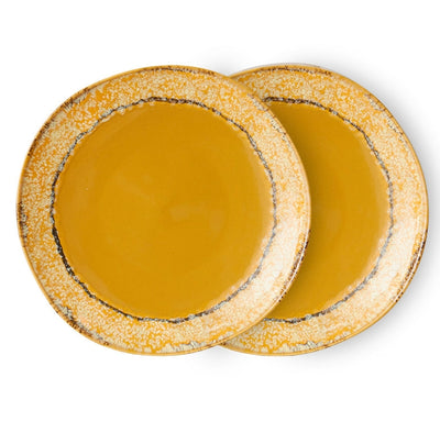 Paradise Side Plates 70s ceramics Set of 2