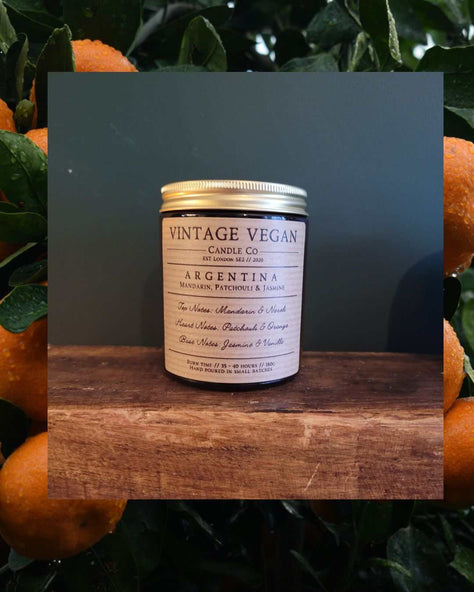 Argentina Mandarin Soy Wax Candle 180ml