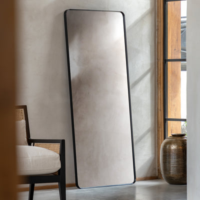Hollywell Leaner Mirror Black