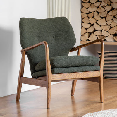 Jedburgh Moss Green Armchair