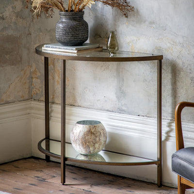 Hulm Console Table Bronze