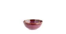 Stoneware Snack Bowl Plum