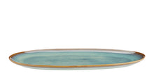 Oval Stoneware Dish Green
