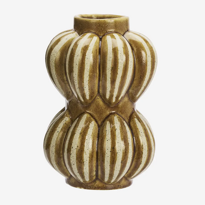 Mustard Stoneware Vase