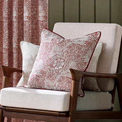William Morris Marigold Cushion Russet