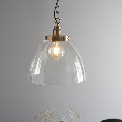 Hanmer Brass Pendant Light Large