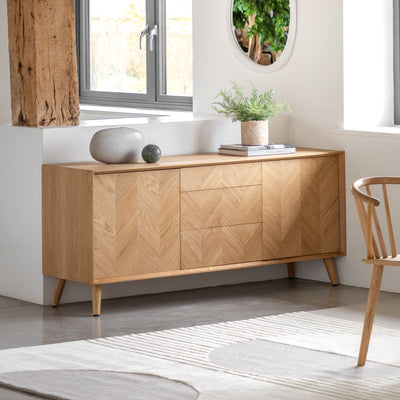 Midlem 2 Door 3 Drawer Sidebaord