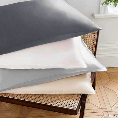 Mulberry Silk Pillowcases Chalk