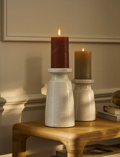 Ravello Candle Holder White Large
