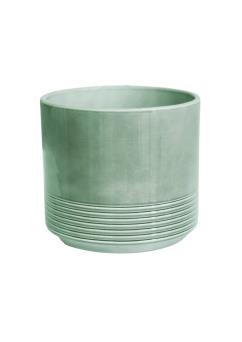 Munich Green Gloss Planter H19.5cm D23cm