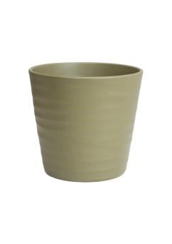 Oslo Olive Taper Planter H17cm D19.5cm