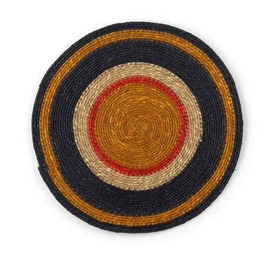 Seagrass Placemat - Midnight Blue / Guardsman Red: