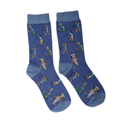 Petrol Glorious Golf Bamboo Socks