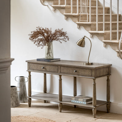 Munstone 2 Drawer Console Table
