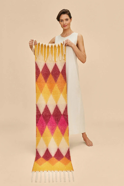 Lulu Cosy Scarf - Fuchsia Mix